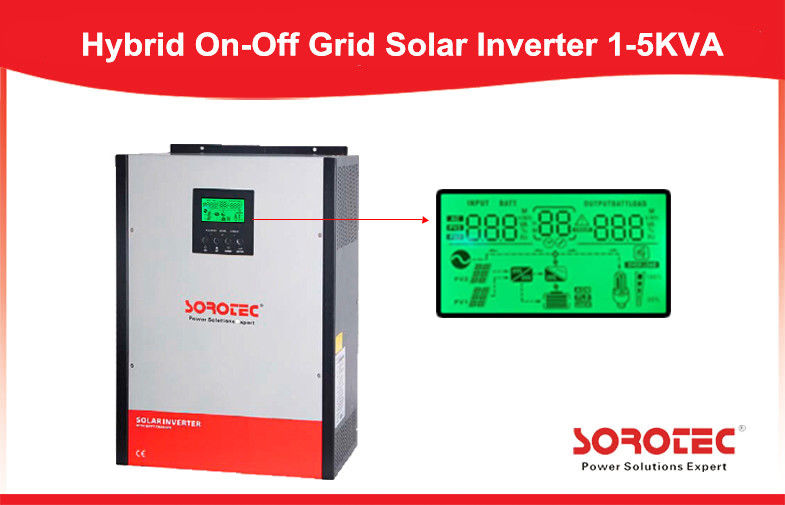 On / Off Grid Hybrid Solar Inverter , 5kva 24v inverters for solar power