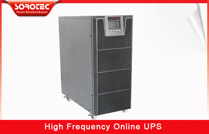 ECO mode High Frequency Online UPS efficiency up to 98% , 3 phase ups Factor 0.9